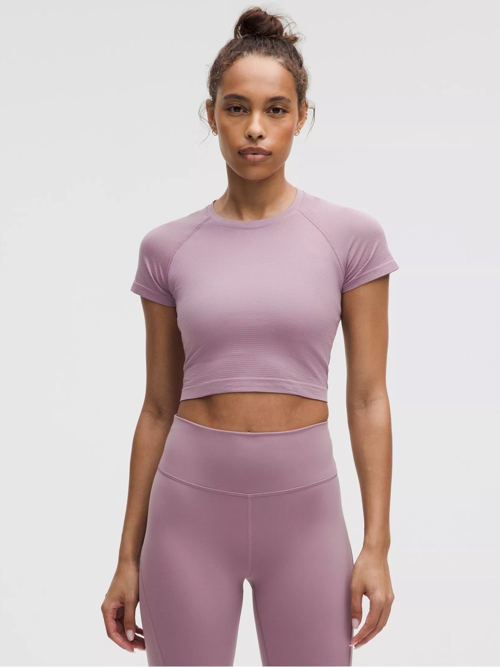 Lululemon Cropped Swiftly Cropped Tee